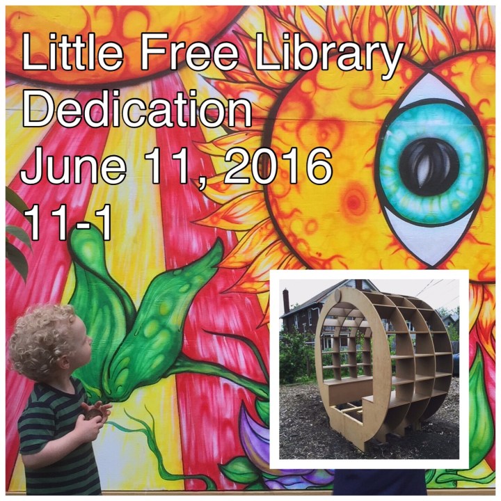 little free library in weinland park dedication