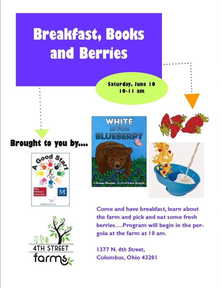 Pick berries for breakfast and storytime 